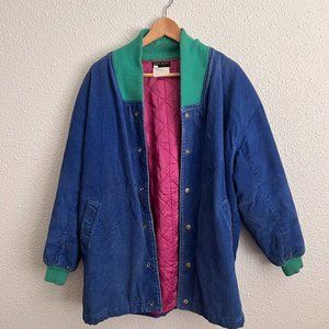 90's Vintage Esprit Sport Corduroy Jacket Size L
